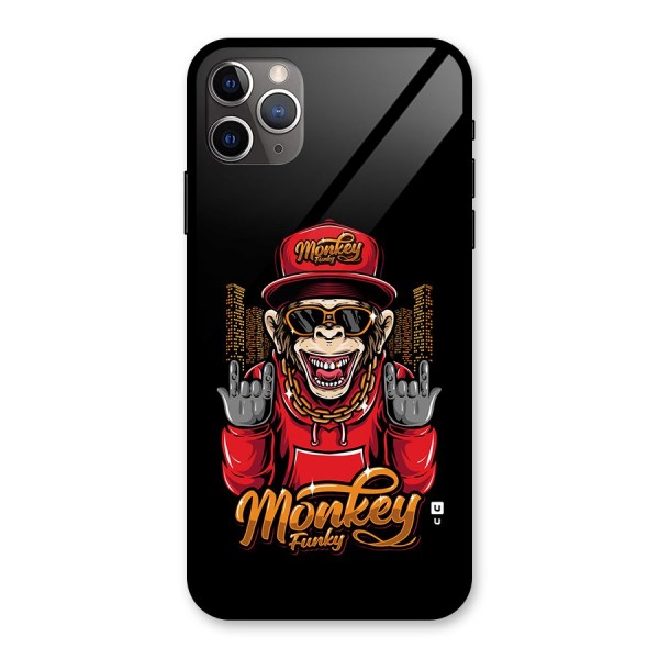 Hunky Funky Monkey Glass Back Case for iPhone 11 Pro Max