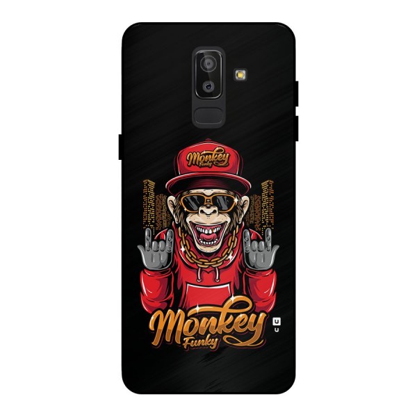 Hunky Funky Monkey Metal Back Case for Galaxy J8