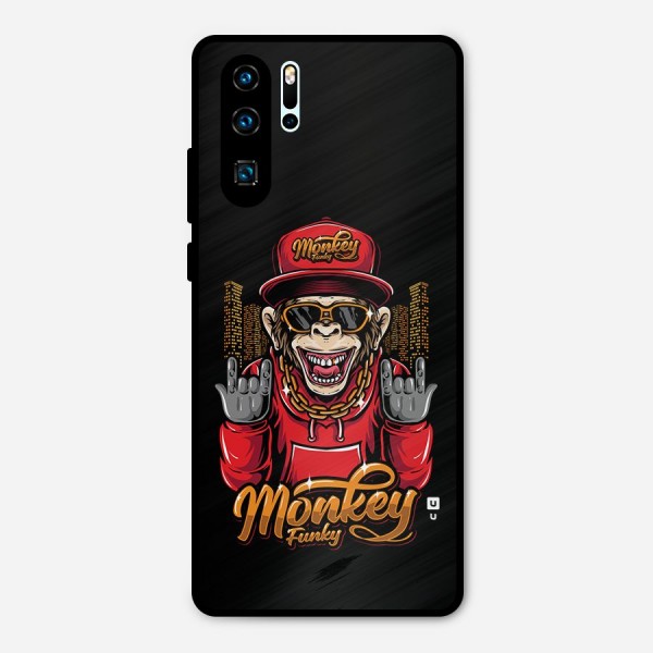 Hunky Funky Monkey Metal Back Case for Huawei P30 Pro