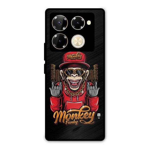 Hunky Funky Monkey Metal Back Case for Infinix Note 40 Pro