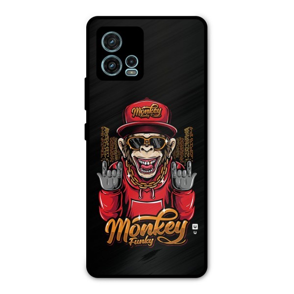 Hunky Funky Monkey Metal Back Case for Moto G72