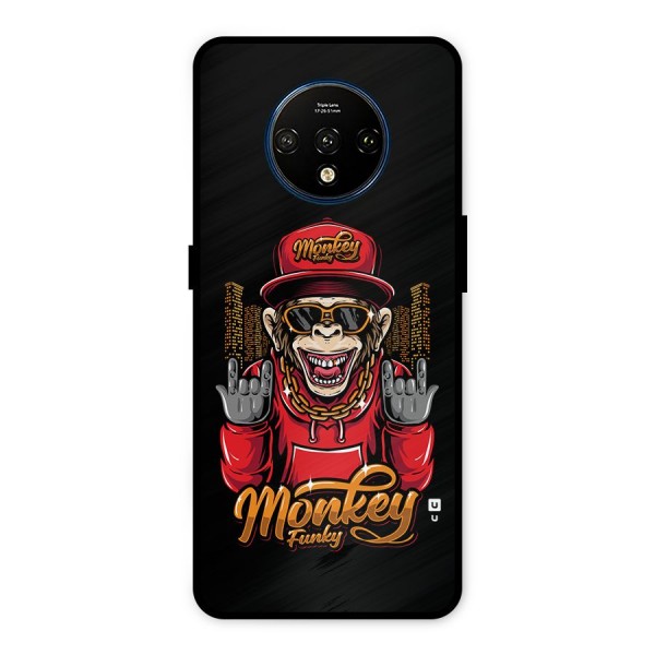 Hunky Funky Monkey Metal Back Case for OnePlus 7T