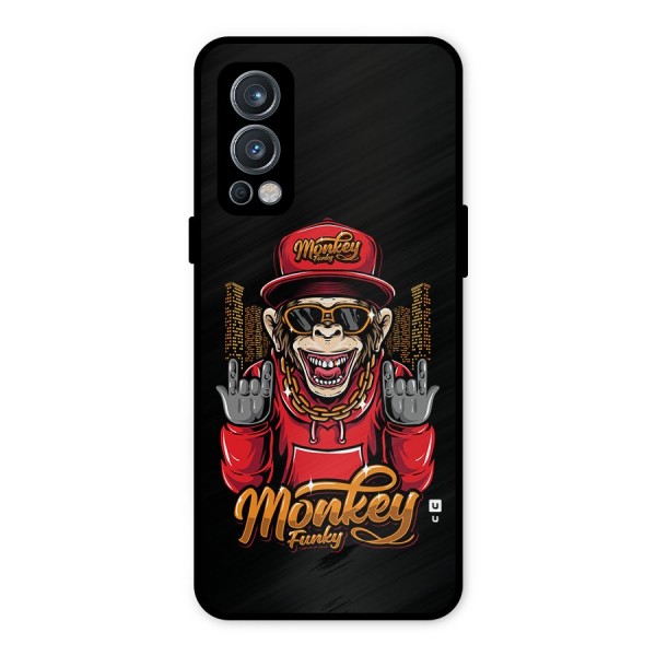 Hunky Funky Monkey Metal Back Case for OnePlus Nord 2 5G