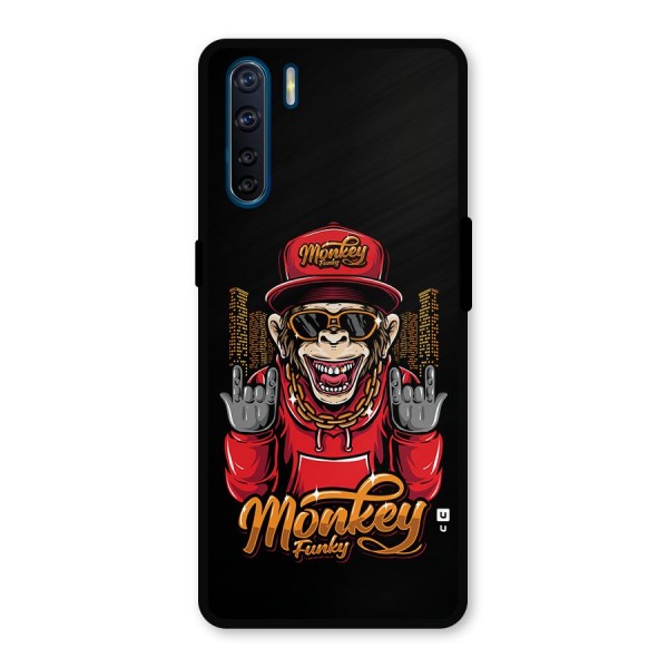 Hunky Funky Monkey Metal Back Case for Oppo F15