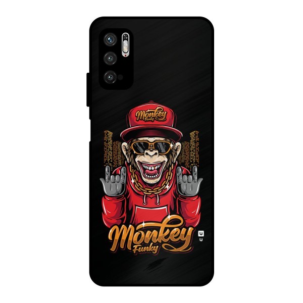 Hunky Funky Monkey Metal Back Case for Poco M3 Pro 5G