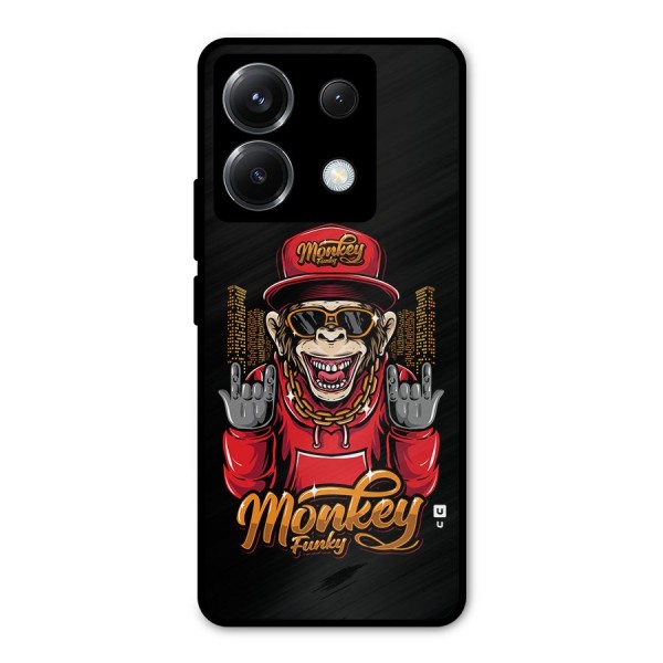 Hunky Funky Monkey Metal Back Case for Poco X6