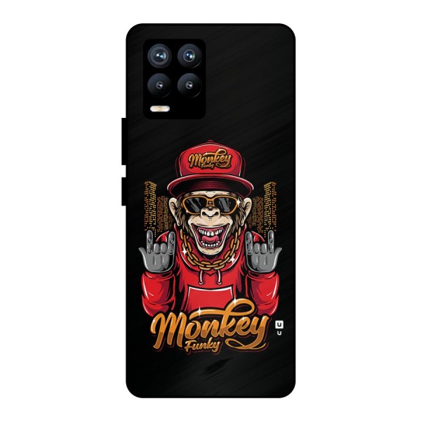 Hunky Funky Monkey Metal Back Case for Realme 8 Pro