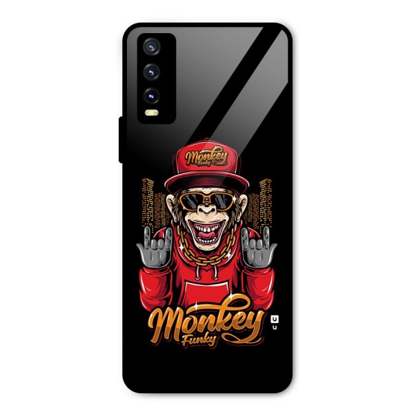 Hunky Funky Monkey Metal Back Case for Vivo Y20i