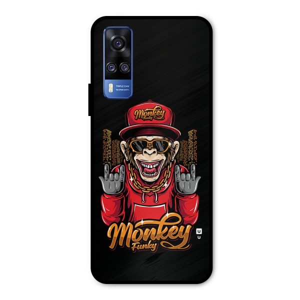 Hunky Funky Monkey Metal Back Case for Vivo Y51A