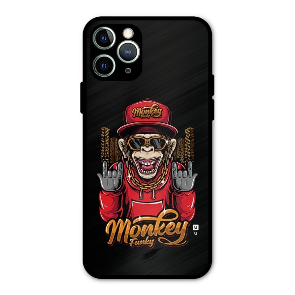 Hunky Funky Monkey Metal Back Case for iPhone 11 Pro Max