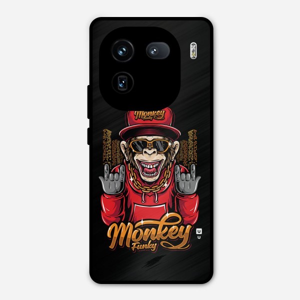 Hunky Funky Monkey Metal Back Case for iQOO 12