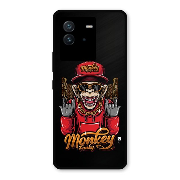 Hunky Funky Monkey Metal Back Case for iQOO Neo 6 5G