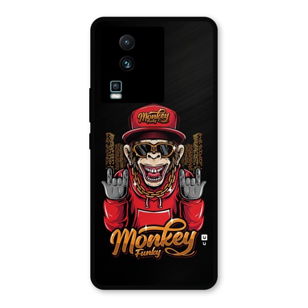 Hunky Funky Monkey Metal Back Case for iQOO Neo 7
