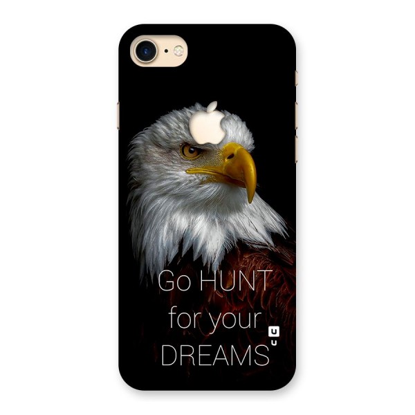 Hunt Your Dream Back Case for iPhone 7 Apple Cut