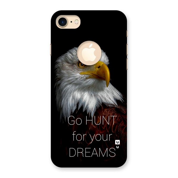 Hunt Your Dream Back Case for iPhone 7 Logo Cut