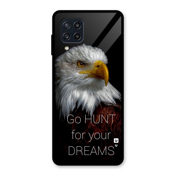 Hunt Your Dream Glass Back Case for Galaxy M32