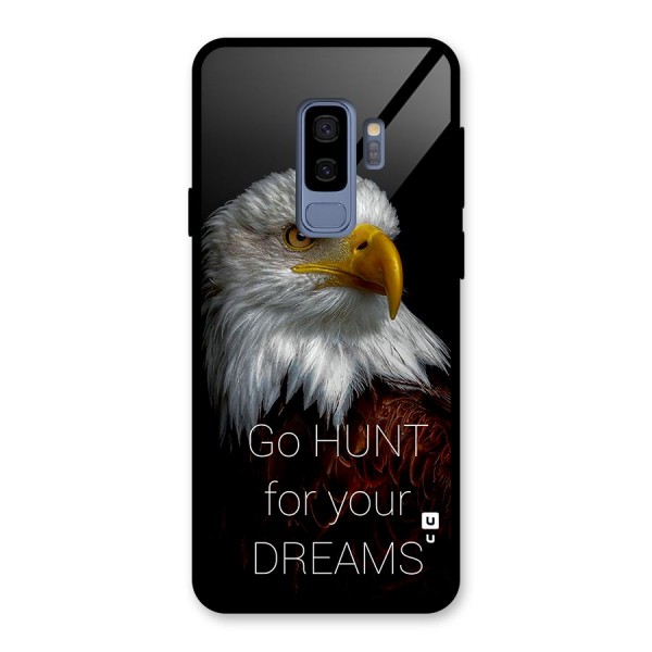 Hunt Your Dream Glass Back Case for Galaxy S9 Plus