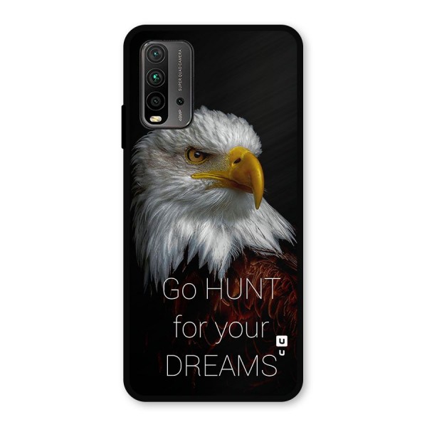 Hunt Your Dream Metal Back Case for Redmi 9 Power