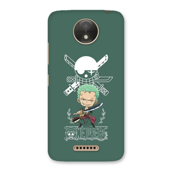 Hunter Zoro Sword Back Case for Moto C Plus