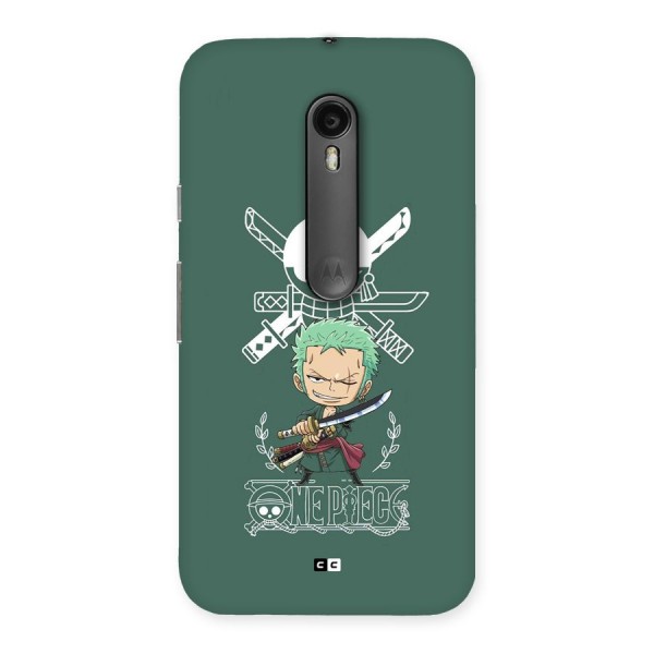 Hunter Zoro Sword Back Case for Moto G3