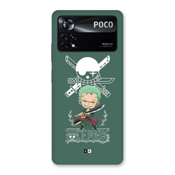 Hunter Zoro Sword Back Case for Poco X4 Pro 5G
