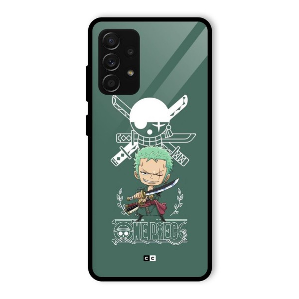 Hunter Zoro Sword Glass Back Case for Galaxy A53 5G