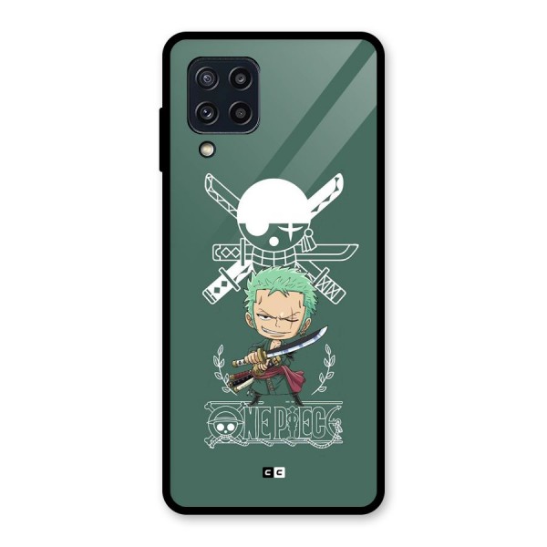 Hunter Zoro Sword Glass Back Case for Galaxy M32