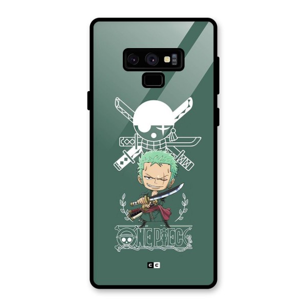 Hunter Zoro Sword Glass Back Case for Galaxy Note 9