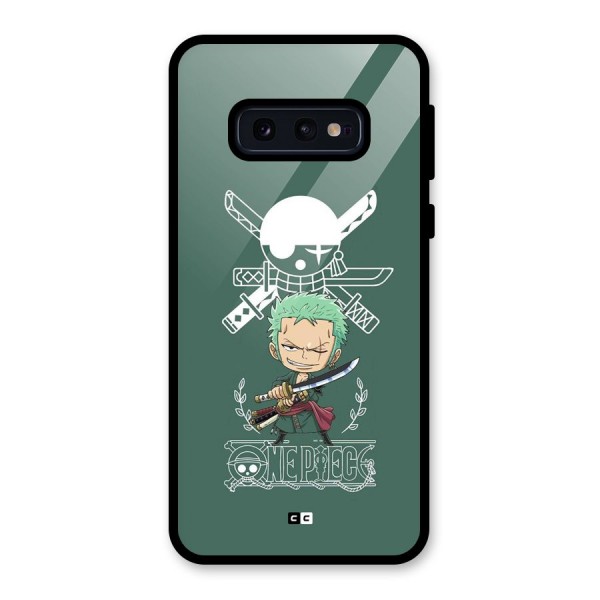 Hunter Zoro Sword Glass Back Case for Galaxy S10e