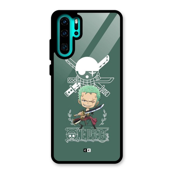 Hunter Zoro Sword Glass Back Case for Huawei P30 Pro