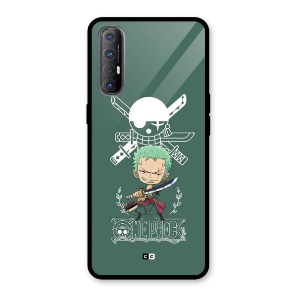 Hunter Zoro Sword Glass Back Case for Oppo Reno3 Pro