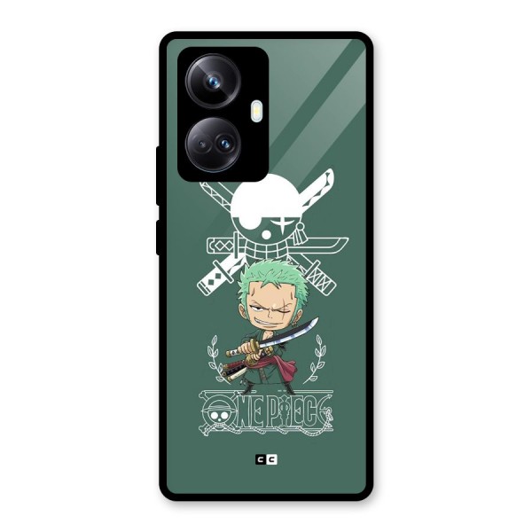 Hunter Zoro Sword Glass Back Case for Realme 10 Pro Plus