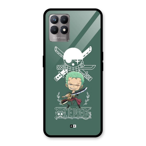 Hunter Zoro Sword Glass Back Case for Realme 8i