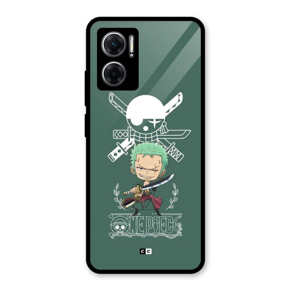 Hunter Zoro Sword Glass Back Case for Redmi 11 Prime 5G