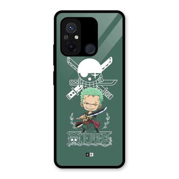 Hunter Zoro Sword Glass Back Case for Redmi 12C