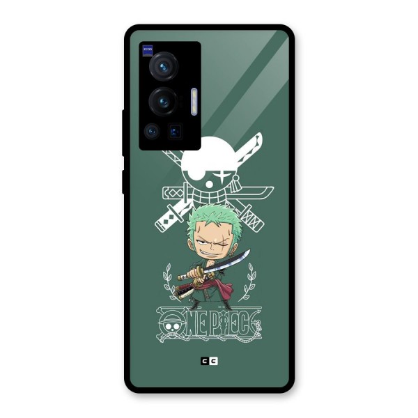 Hunter Zoro Sword Glass Back Case for Vivo X70 Pro