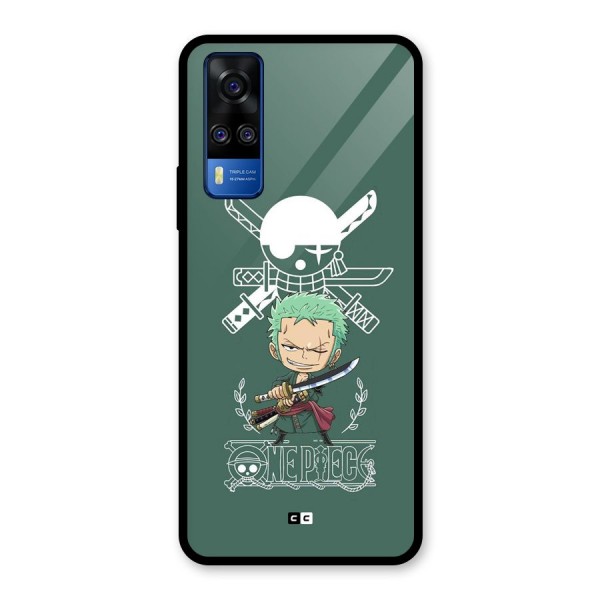 Hunter Zoro Sword Glass Back Case for Vivo Y51
