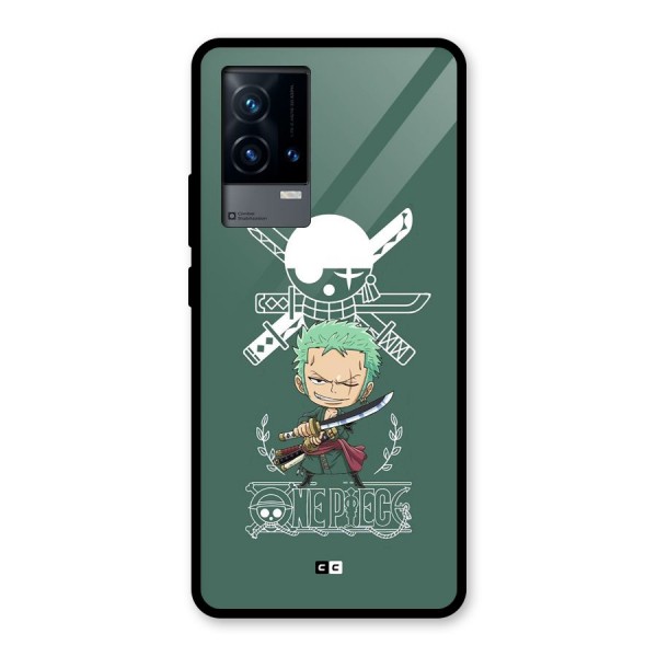 Hunter Zoro Sword Glass Back Case for iQOO 9 5G
