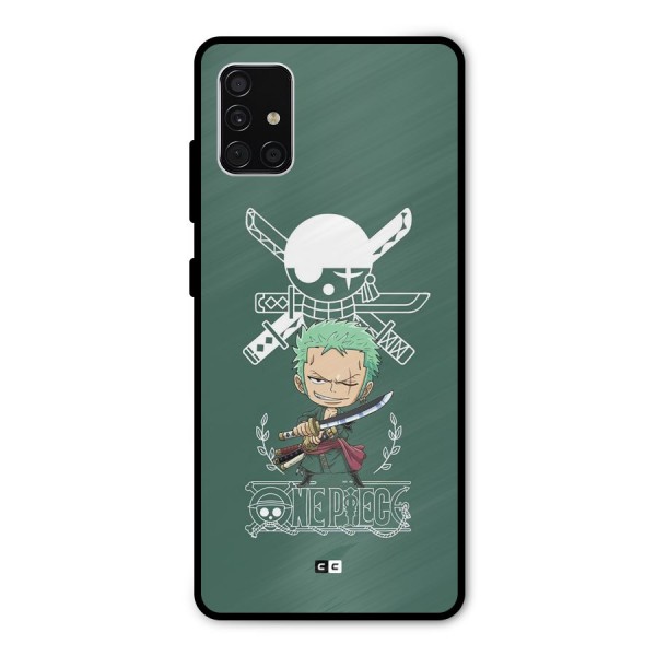 Hunter Zoro Sword Metal Back Case for Galaxy A51