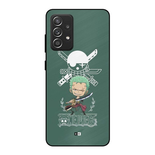 Hunter Zoro Sword Metal Back Case for Galaxy A52s 5G