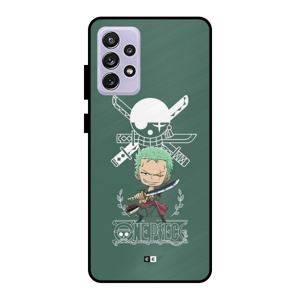 Hunter Zoro Sword Metal Back Case for Galaxy A72