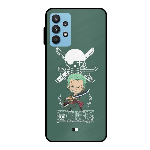 Hunter Zoro Sword Metal Back Case for Galaxy M32 5G