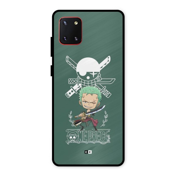 Hunter Zoro Sword Metal Back Case for Galaxy Note 10 Lite