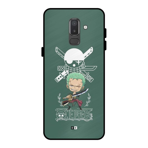 Hunter Zoro Sword Metal Back Case for Galaxy On8 (2018)