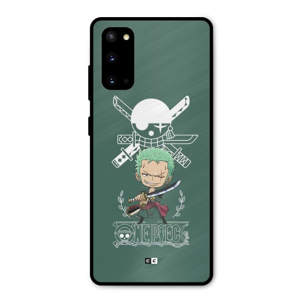 Hunter Zoro Sword Metal Back Case for Galaxy S20