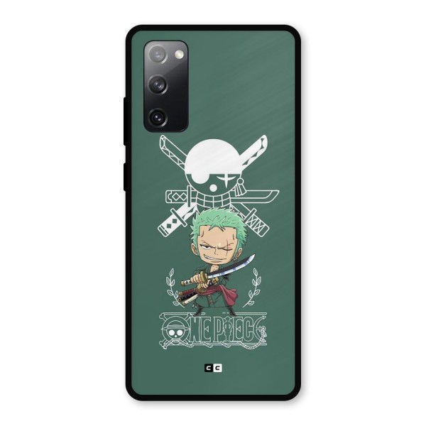 Hunter Zoro Sword Metal Back Case for Galaxy S20 FE 5G