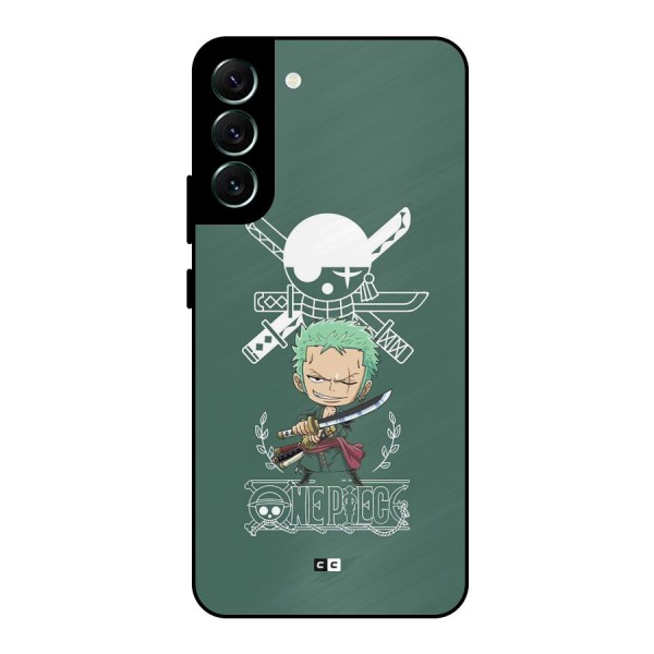 Hunter Zoro Sword Metal Back Case for Galaxy S22 Plus 5G