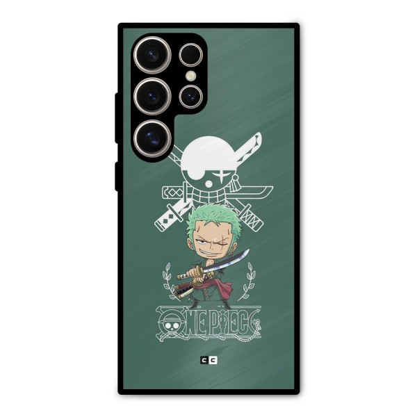Hunter Zoro Sword Metal Back Case for Galaxy S24 Ultra