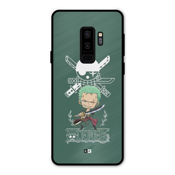 Hunter Zoro Sword Metal Back Case for Galaxy S9 Plus