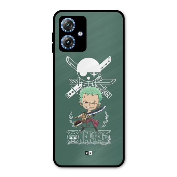 Hunter Zoro Sword Metal Back Case for Moto G54